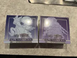 Lot of 2 Factory Sealed Pokemon Chilling Reign Elite Trainer Box ETB s - Image 1