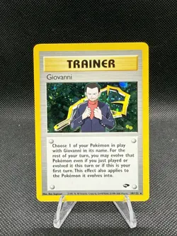 Pokemon Giovanni Trainer 18/132 Gym Challenge Holo Rare - Image 1