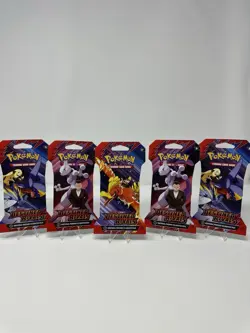 Pokemon Scarlet & Violet Destined Rivals Booster Packs lot of 5 - Image 1
