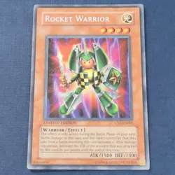 Yu-Gi-Oh! Rocket Warrior CT2-EN005 Limited Edition Lightly Playd *FREE SHIPPING* - Image 1