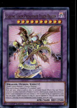 Yu-Gi-Oh! Starving Venom Predapower Fusion Dragon DIFO-EN036 Ultra Rare - Image 1