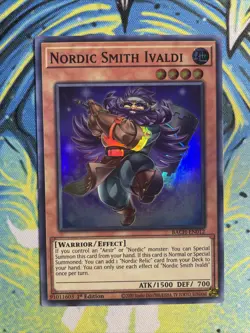 Nordic Smith Ivaldi BACH-EN012 Super Rare 1st Edition Yu-Gi-Oh! 👑 - Image 1