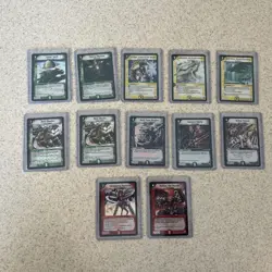 Lot Vintage Duel Masters Cards Foil Holo Ladia Bale, Dark Titan, Rothus, Xeno - Image 1