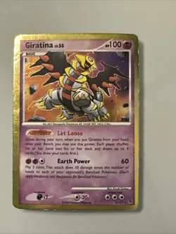 Pokemon TCG Giratina 9/127 Platinum Holo Rare Pokemon Card HP - Image 1