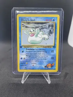 Pokemon TCG Misty's Seel Gym Challenge 1st Edition Common Card 91/132 LP - Image 1