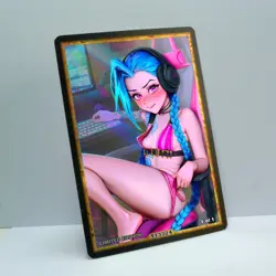 JINX Waifu Anime Card LIMITED 1/1 Custom TCG Holo Goddess Story ACG T13724 - Image 2