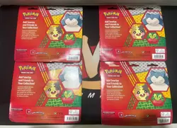 (4) Pokemon TCG: Snorlax, Morpeko & Applin Cards with 8 Booster Packs & 4 Coins - Image 2