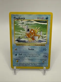 Pokemon TCG Magikarp Shadowless Card 35/102 1999 Base Set - Image 1