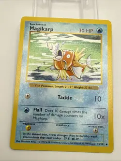 Pokemon TCG Magikarp Shadowless Card 35/102 1999 Base Set - Image 2