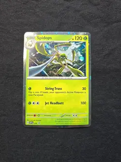 Pokemon Spidops TCG Black Star Promo SVP009 Holo Card Scarlet & Violet - Image 1