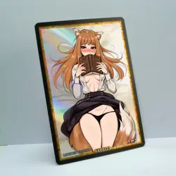 HOLO Waifu Anime Card LIMITED 1/1 Custom TCG Holo Goddess Story ACG T13716 - Image 2