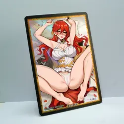 HIMEKO Waifu Anime Card LIMITED 1/1 Custom TCG Holo Goddess Story ACG T13715 - Image 2