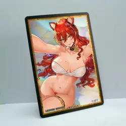 HIMEKO Waifu Anime Card LIMITED 1/1 Custom TCG Holo Goddess Story ACG T13714 - Image 2
