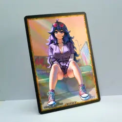 HEX MANIAC Waifu Anime Card LIMITED 1/1 Custom TCG Holo T13713 - Image 2