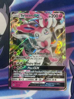 Pokemon TCG Sylveon GX Guardians Rising Ultra Rare Card 92/145 Mint - Image 1