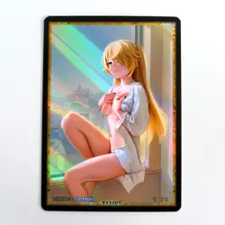FISCHL Waifu Anime Card LIMITED 1/1 Custom TCG Holo Goddess Story ACG T13709 - Image 1