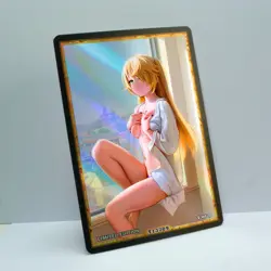 FISCHL Waifu Anime Card LIMITED 1/1 Custom TCG Holo Goddess Story ACG T13709 - Image 2