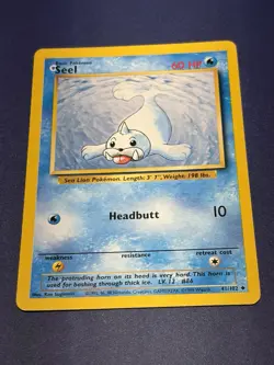 PRINTER HICKEY ERROR Base Set Seel 41/102 Very Unique Pokemon Card - Image 1