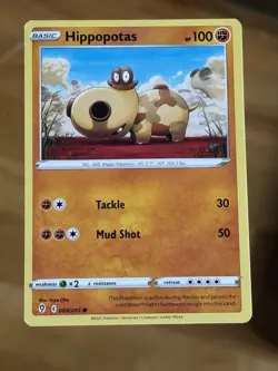 Hippopotas - 084/203 - Common Pokemon Card - Image 1