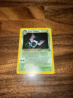 Pokemon TCG Dark Golbat Holo Card 7/82 - Image 1