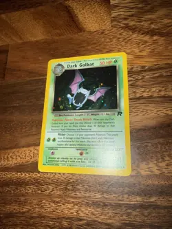 Pokemon TCG Dark Golbat Holo Card 7/82 - Image 2