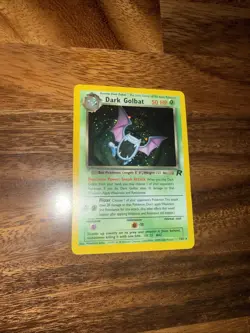Pokemon TCG Dark Golbat Holo Card 7/82 - Image 3