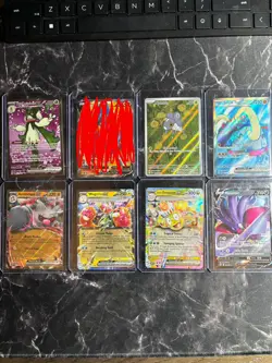 Lot of 7 Pokemon Cards EX V Full Arts Mint Condition - Image 1