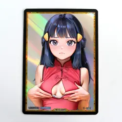 DAWN Waifu Anime Card LIMITED 1/1 Custom TCG Holo Goddess Story ACG T13704 - Image 1