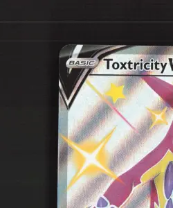 Toxtricity V SV112/SV122 Shining Fates Full Art Shiny Holo Rare Pokemon Card NM - Image 3