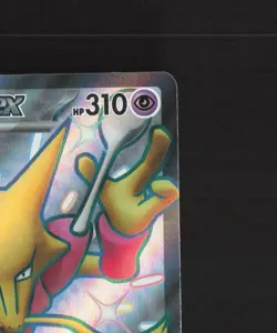 Alakazam ex 215/091 Paldean Fates Full Art Shiny Holo Rare Pokemon Card NM - Image 4