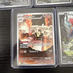 Pokemon Card Lot 5 EN IRs NM druddigon stufful spiritbomb garganacl claw ARs - Image 3