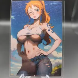 Nami One Piece Anime Waifu Card Doujin ACG Goddess - Image 1