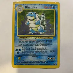 BLASTOISE 1999 POKEMON Card TCG- BASE SET HOLO RARE 2/102 - Image 1