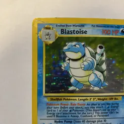 BLASTOISE 1999 POKEMON Card TCG- BASE SET HOLO RARE 2/102 - Image 4