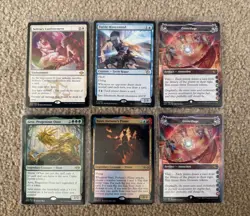 mtg 6 card lot, solitary confinement/faerie mastermind/foil,modern horizons 2 - Image 1