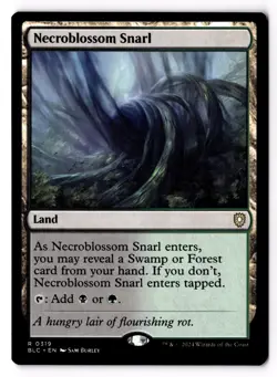Necroblossom Snarl 319 Commander: Bloomburrow NM - Image 1