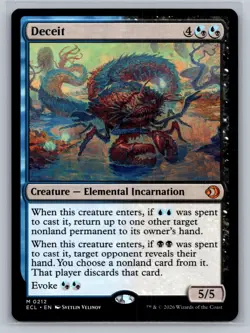 Magic: The Gathering -LORWYN ECLIPSED- Deceit (MYTHIC) #212 - Image 1