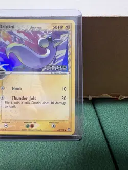 Pokemon TCG: Dratini #65/113 EX Delta Species Stamped 2005 Reverse Holo, MP/LP - Image 4