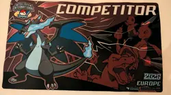 Pokemon International Championship Competitor Mega Charizard X Playmat EUIC 2026 - Image 1