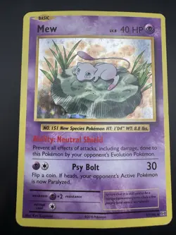 Mew 53/108 Holo Rare Pokemon XY Evolutions 2016 - Image 3
