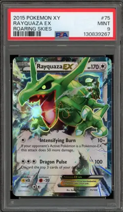 Pokemon Rayquaza EX XY Roaring Skies Holo Ultra Rare #75 PSA 9 Mint - Image 1