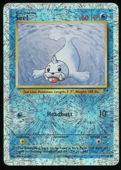 Pokemon TCG Seel Reverse Holo Legendary Collection 92/110 WOTC MP - Image 1