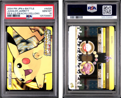 PSA 10 2025 CERT ELECTRODE WEEZING 2004 POKEMON JPN E BATTLE FRLG PIKACHU #A025 - Image 1
