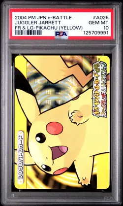 PSA 10 2025 CERT ELECTRODE WEEZING 2004 POKEMON JPN E BATTLE FRLG PIKACHU #A025 - Image 2