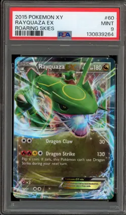 Pokemon Rayquaza EX XY Roaring Skies Holo Ultra Rare #60 PSA 9 Mint - Image 1