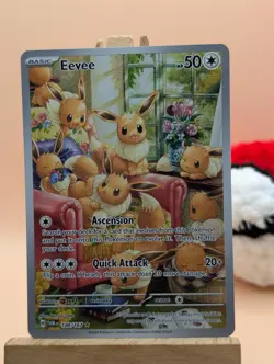 Eevee - 188/167 - Twilight Masquerade - Holo Full Art Card - Pokemon TCG - Image 2