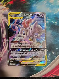 Mewtwo & Mew GX SM191 SM Promos (LP+) Pokemon TCG - Image 1