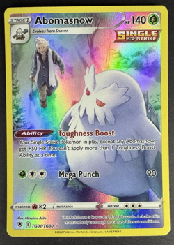 Abomasnow TG01/TG30 Full Art Holo Rare - Astral Radiance - Pokemon TCG - NM - Image 1