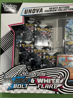 Pokemon TCG Black Bolt And White Flare Unova Heavy Hitters Collection Sealed New - Image 4