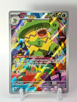Ludicolo IR 095/094 - Pokemon Phantasmal Flames Illustration Rare Pack Fresh - Image 1